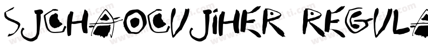 SJchaocujiher regula字体转换